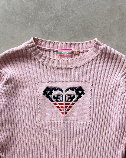 Vintage Roxy Cable Knit Jumper (M)