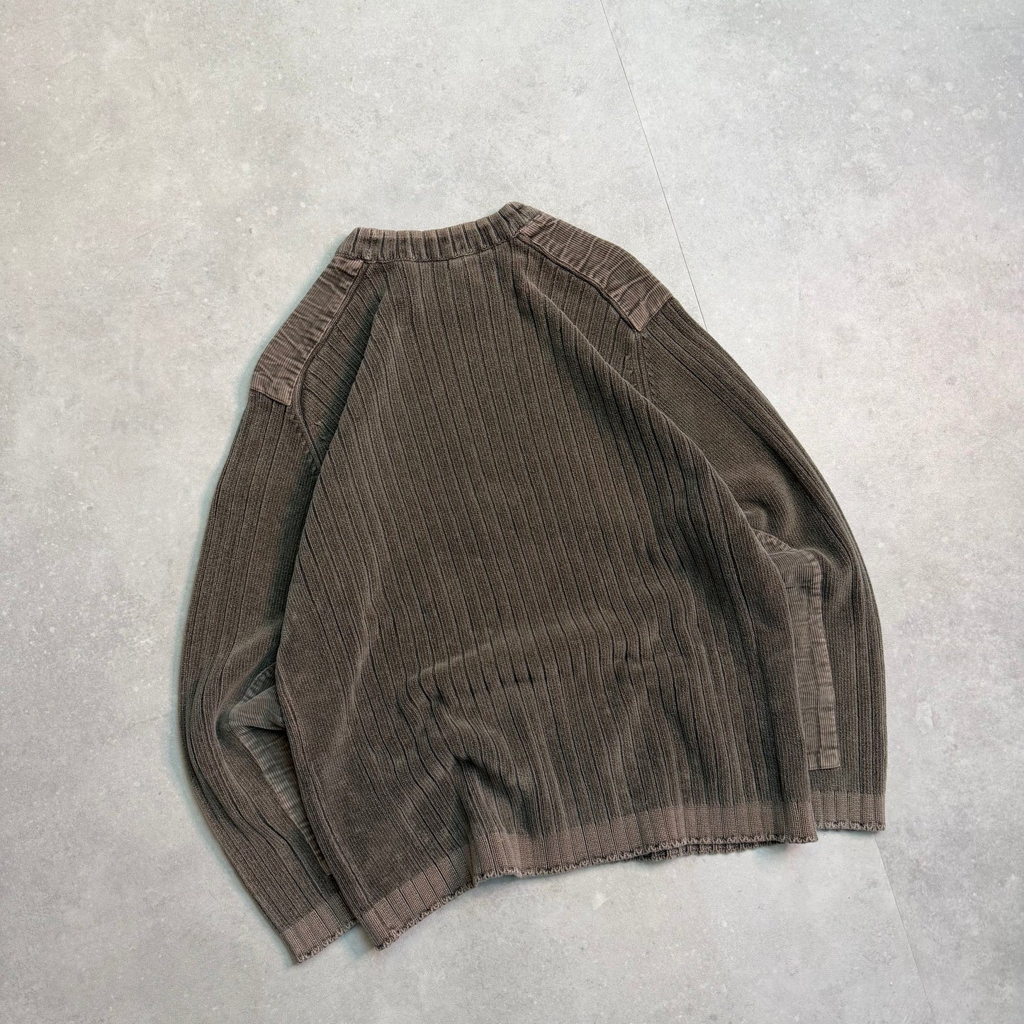 00’s Quiksilver Corduroy Knit Jumper (S)