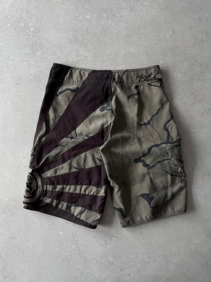 Vintage Billabong Andy Irons Rising Sun Boardshorts (32)