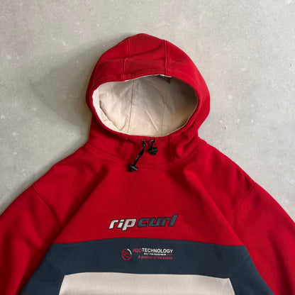 00's Rip Curl Tri-Tone Hoodie (L)