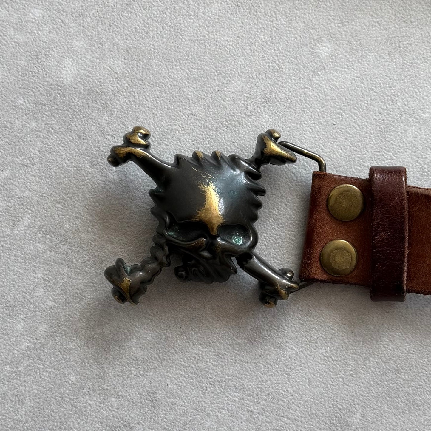 Vintage Oakley Leather Belt (M)