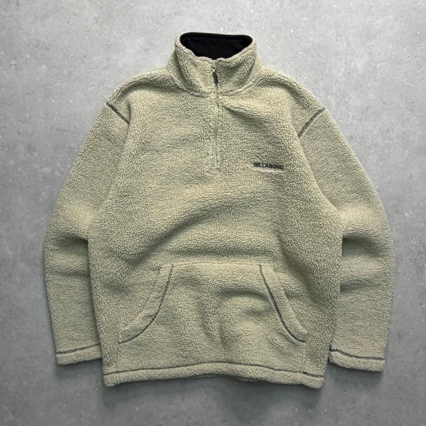00’s Billabong 1/4 Zip Fleece (M)
