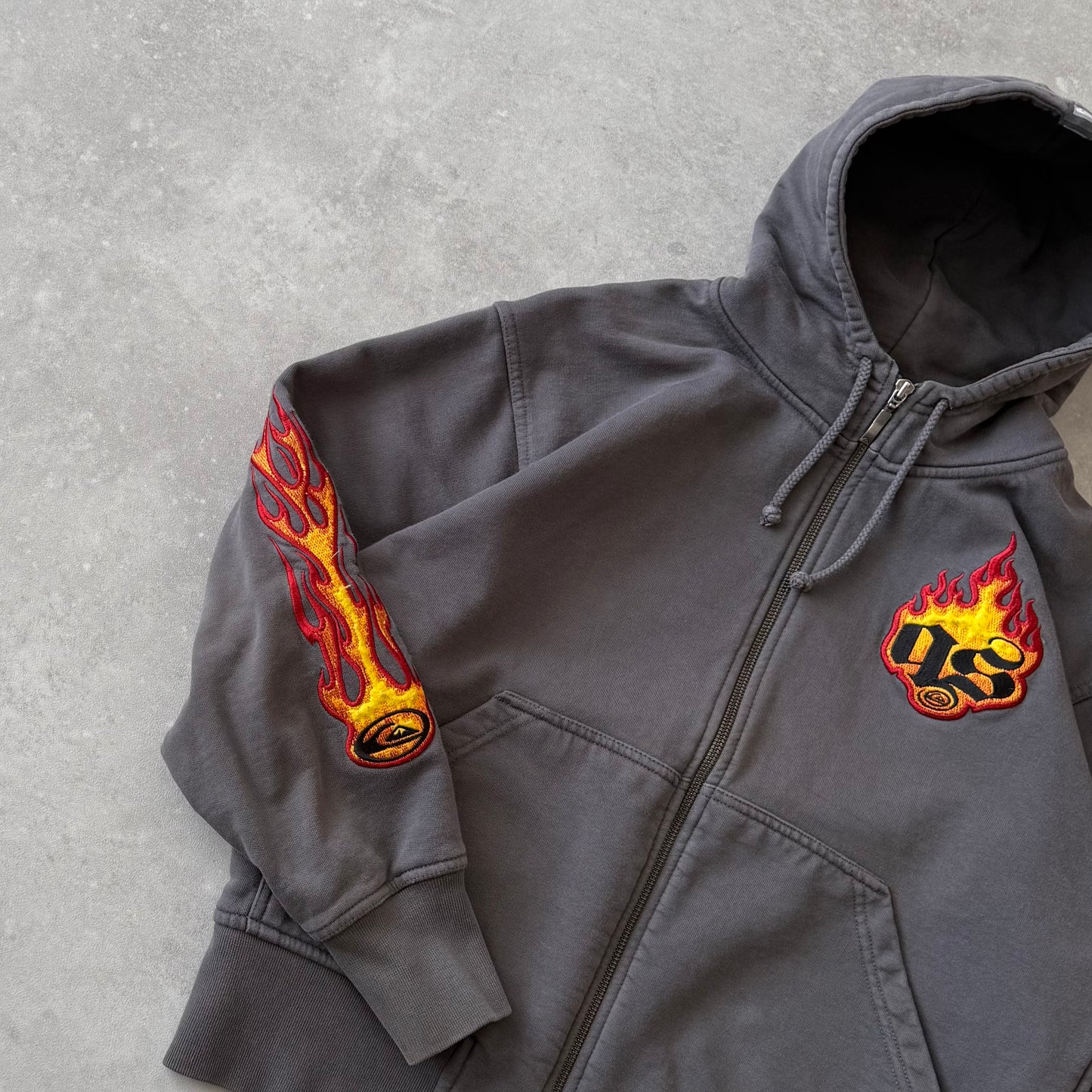 00’s Quiksilver Flame Hoodie (S)