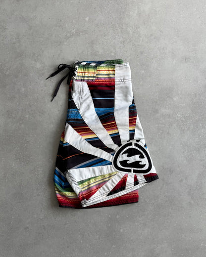 Vintage Billabong Andy Irons Rising Sun Boardshorts (32)