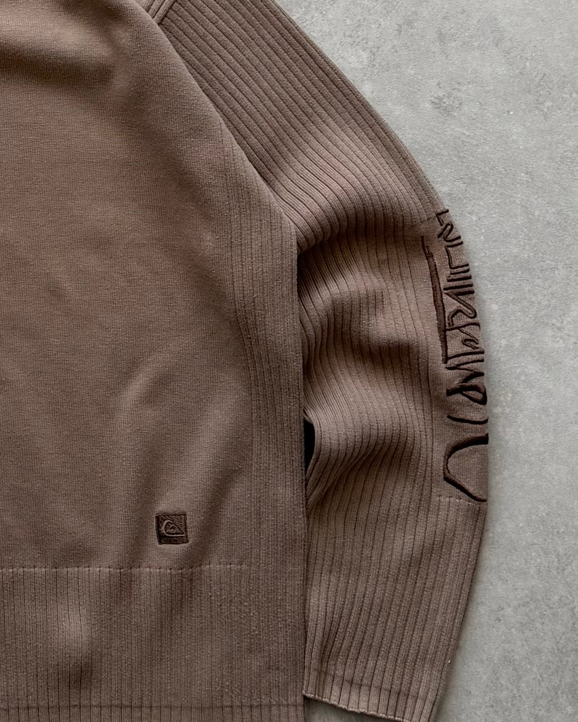 Vintage Quiksilver Cable Knit Jumper (M)