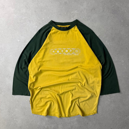 00’s Rip Curl Search Sessions 3/4 Sleeve T-Shirt (L)