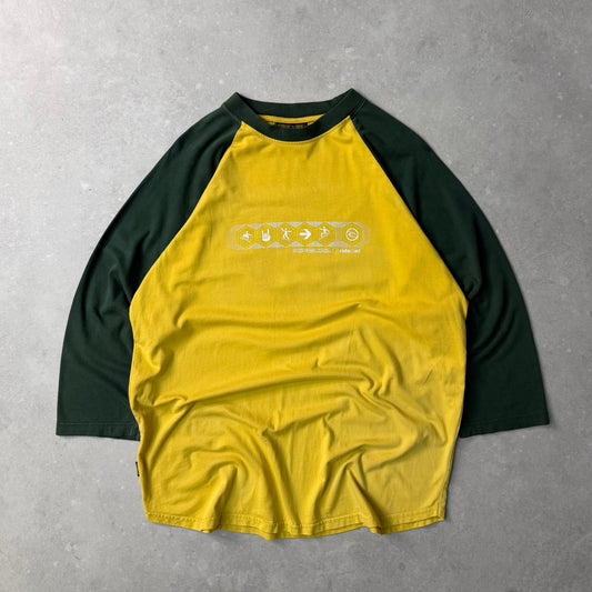 00’s Rip Curl Search Sessions 3/4 Sleeve T-Shirt (L)