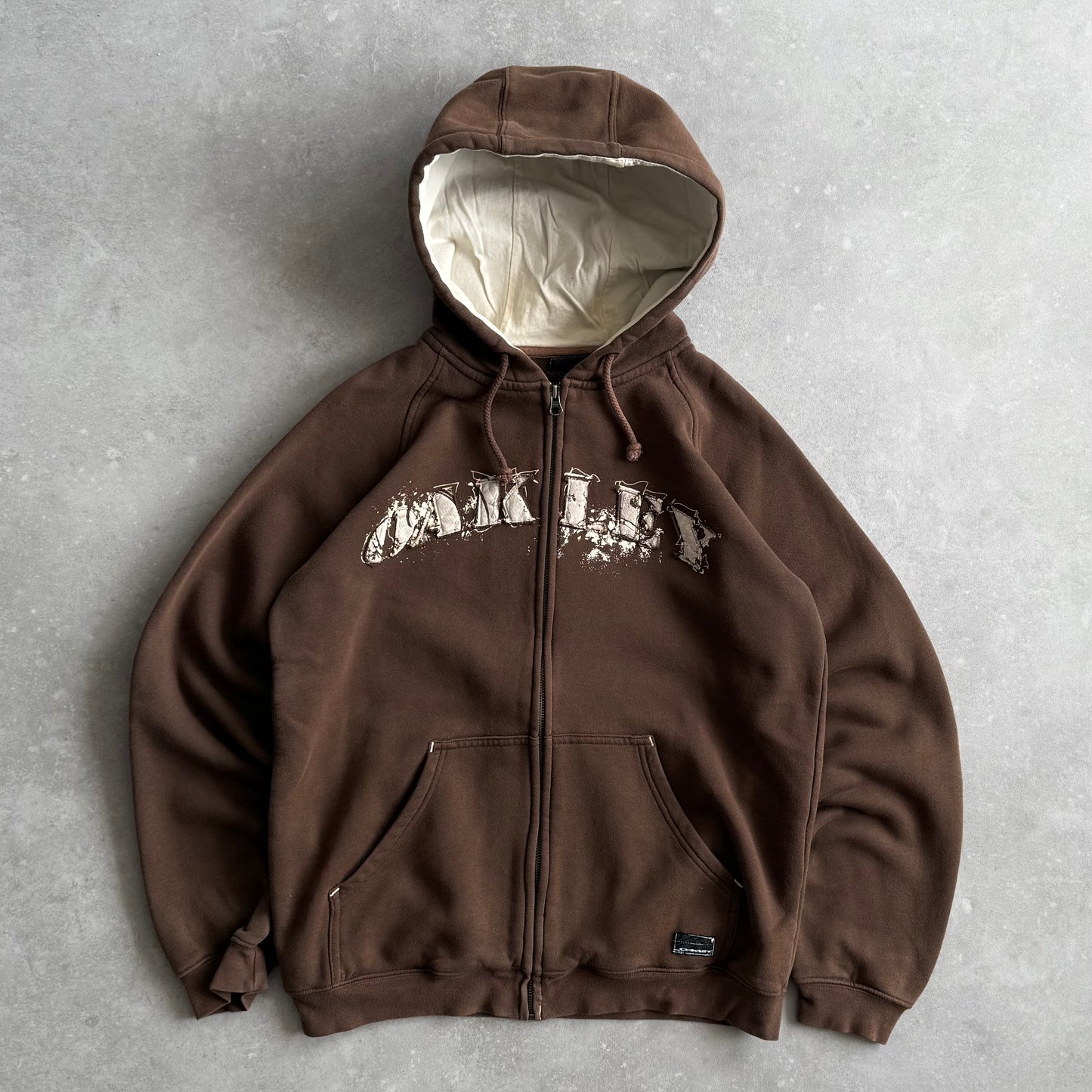 Vintage Oakley Zip Up Hoodie (S)