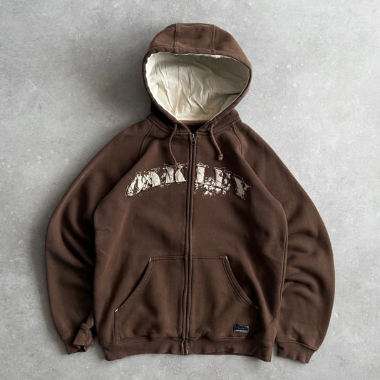 Vintage Oakley Zip Up Hoodie (S)