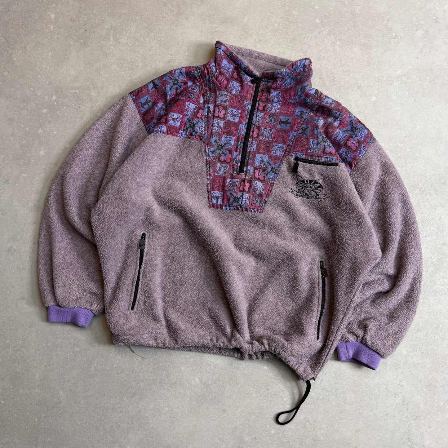 90's Quiksilver 1/4 Zip Fleece (L)