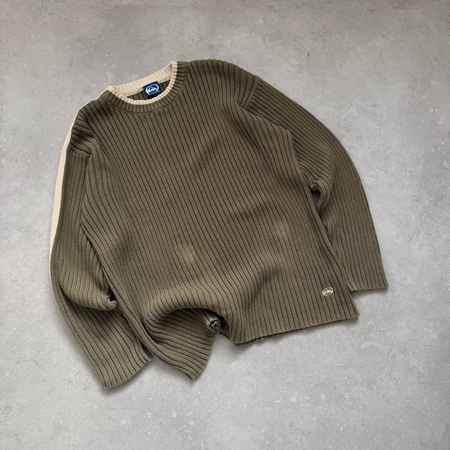 00’s Quiksilver Cable Knit Jumper (M)