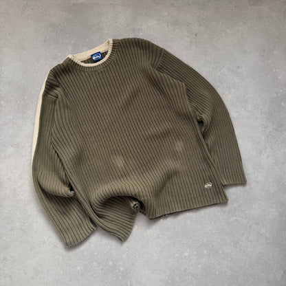 00’s Quiksilver Cable Knit Jumper (M)