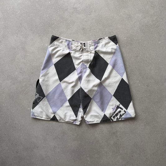 Vintage Billabong Andy Irons Argyle Diamond Boardshorts (36)