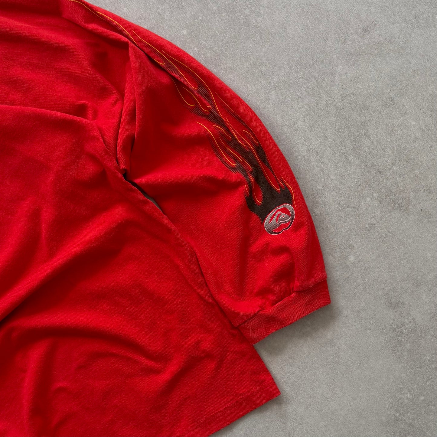00's Quiksilver Flame Long sleeve T-shirt