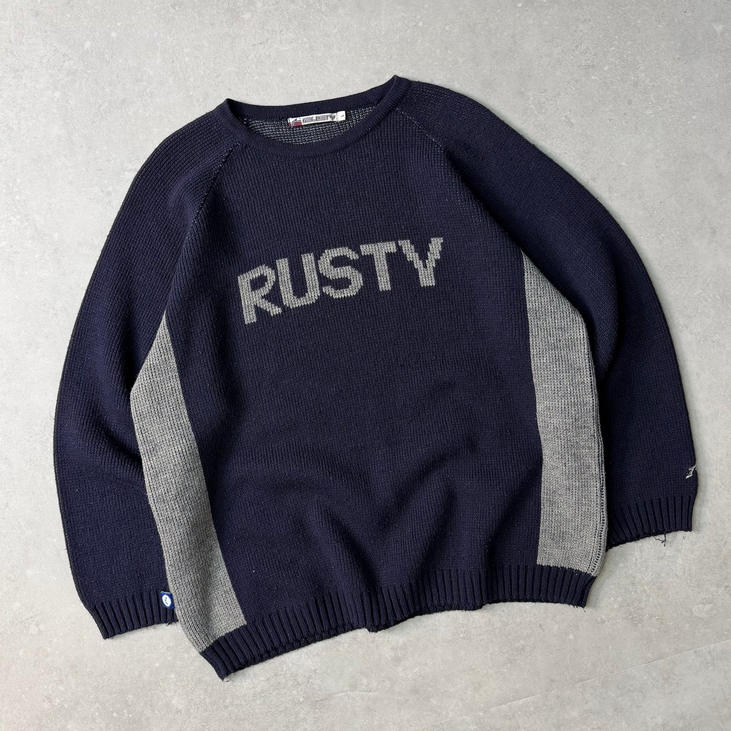 00's Rusty Knit Jumper (L)