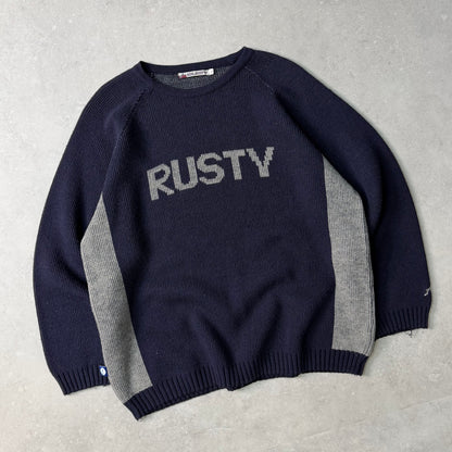 00's Rusty Knit Jumper (L)