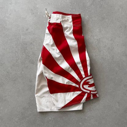 Vintage Billabong Andy Irons Rising Sun Boardshorts (28)