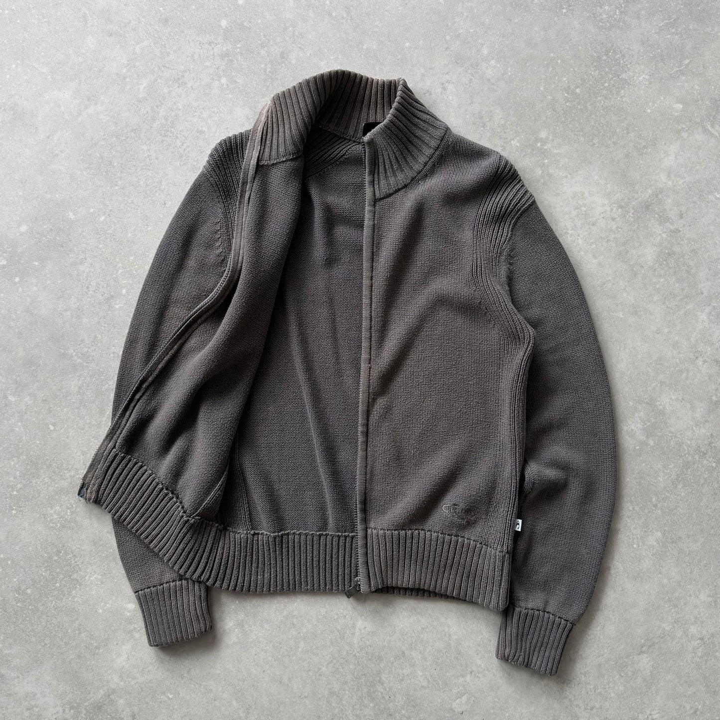 00’s O’Neill Zip-up Knit Jumper (M)