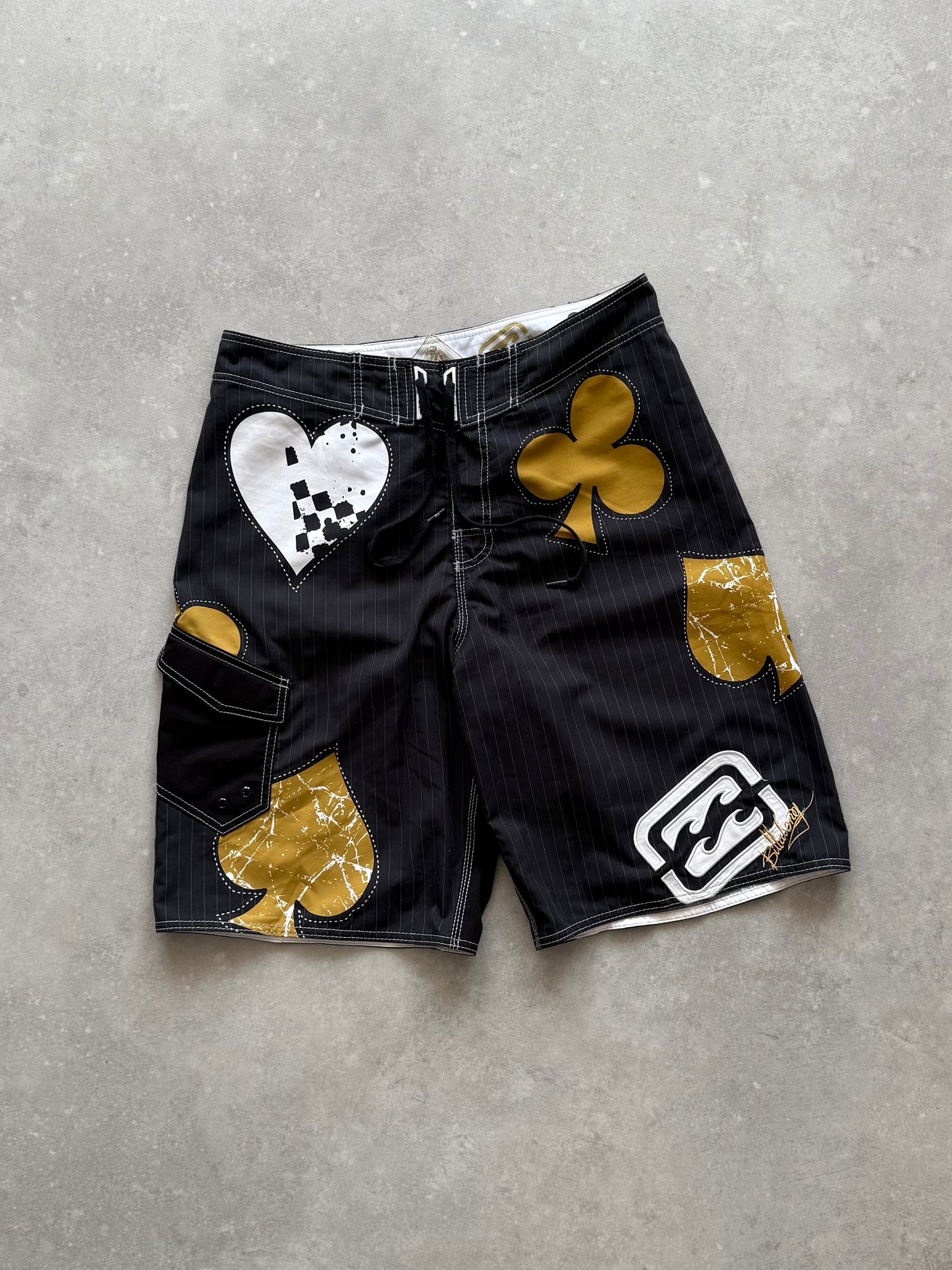 Vintage Billabong Taj Burrow Royal Flush Boardshorts (32)