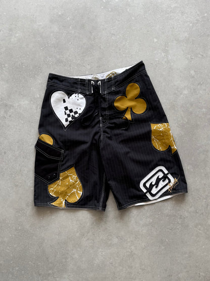 Vintage Billabong Taj Burrow Royal Flush Boardshorts (32)