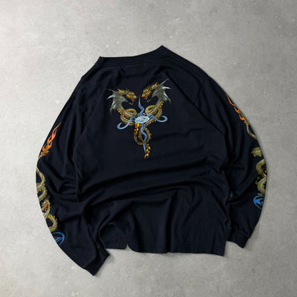 00's Quiksilver Dragon Long Sleeve Tee (S)