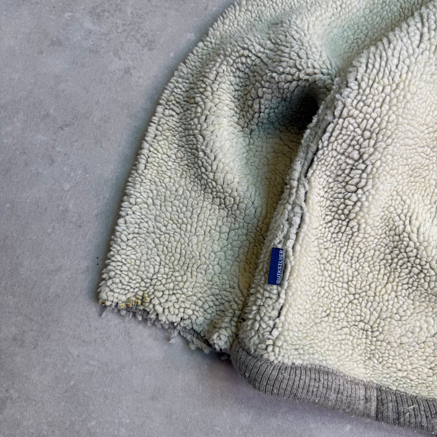00’s Quiksilver 1/4 Zip Sherpa Fleece (M)