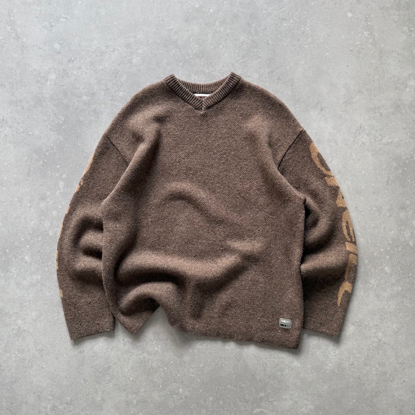 Vintage O'Neill V-Neck Knit Jumper (L)