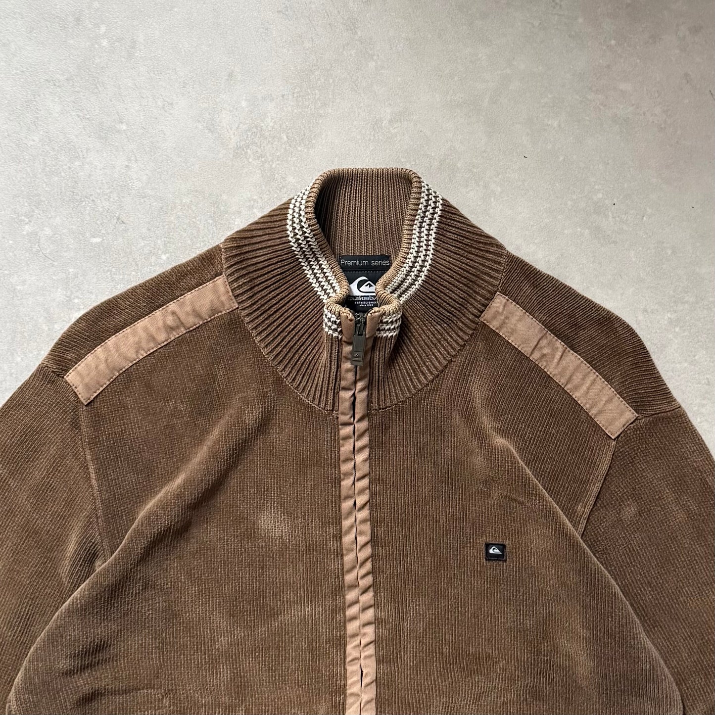 00's Quiksilver Corduroy Knit Jumper (L)