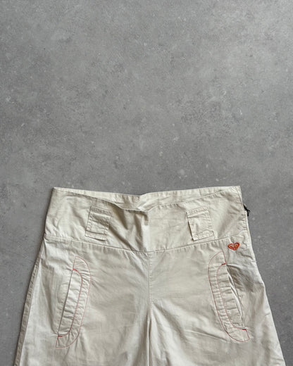 Vintage Roxy Flared 3/4 Length Trousers (28)