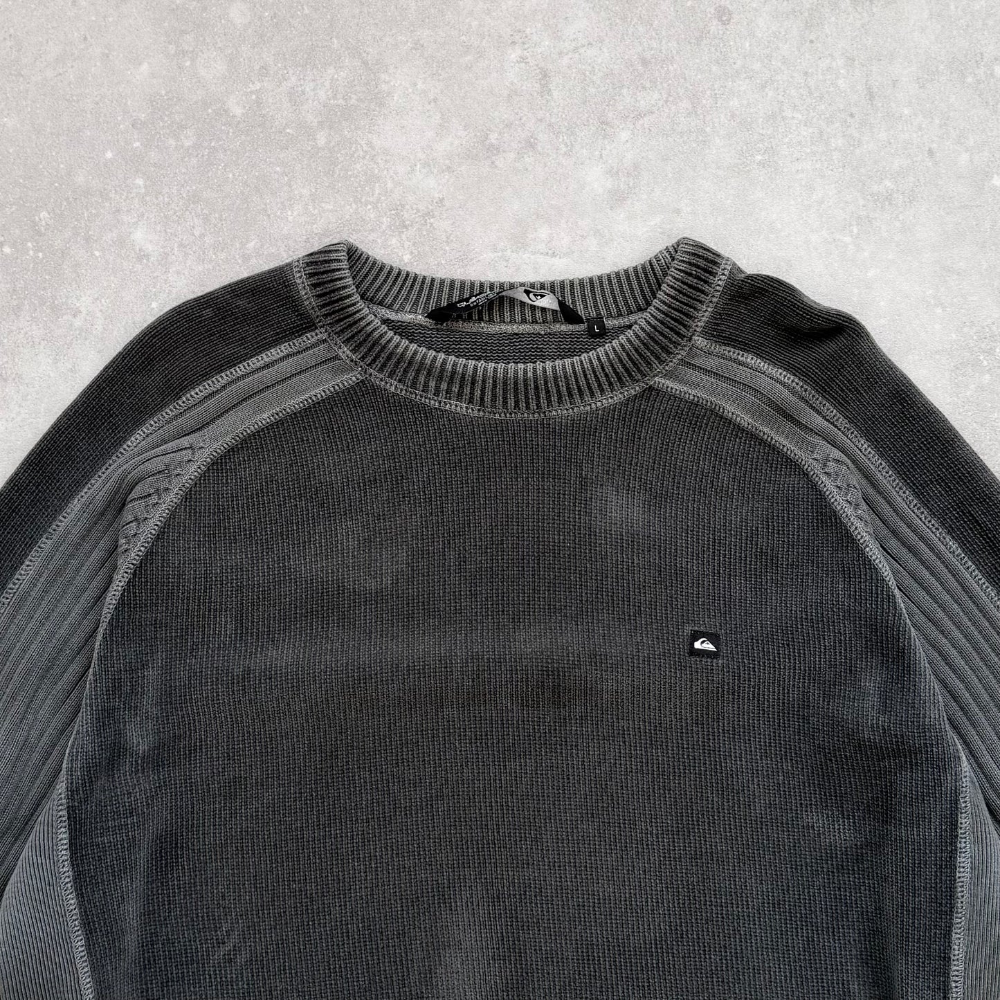 00’s Quiksilver Corduroy Knit Jumper (L)