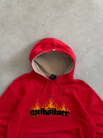 Vintage Quiksilver Flame Hoodie (M)