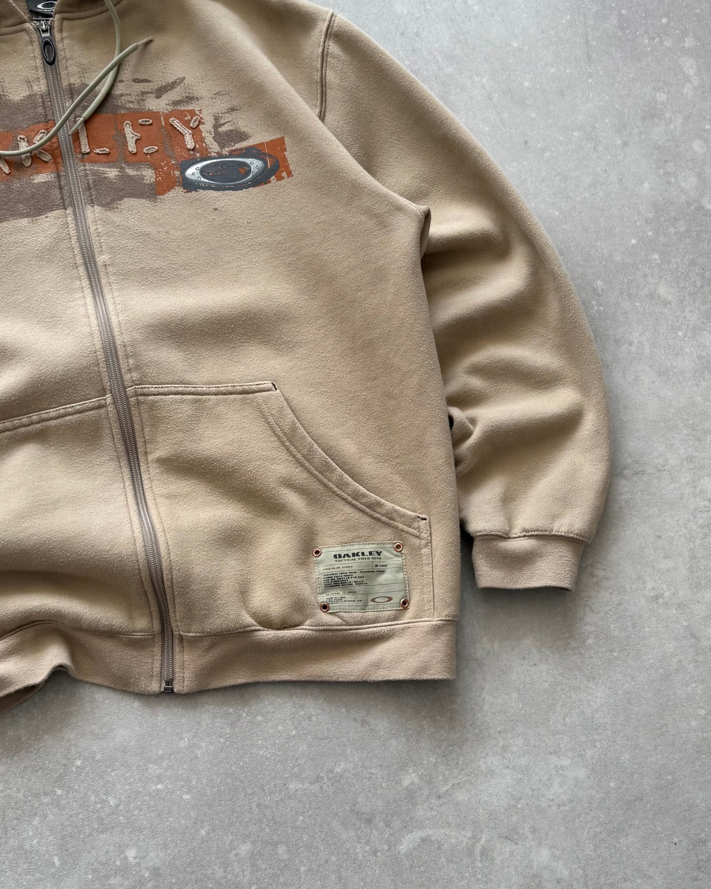 Vintage Oakley Zip Up Hoodie (M)