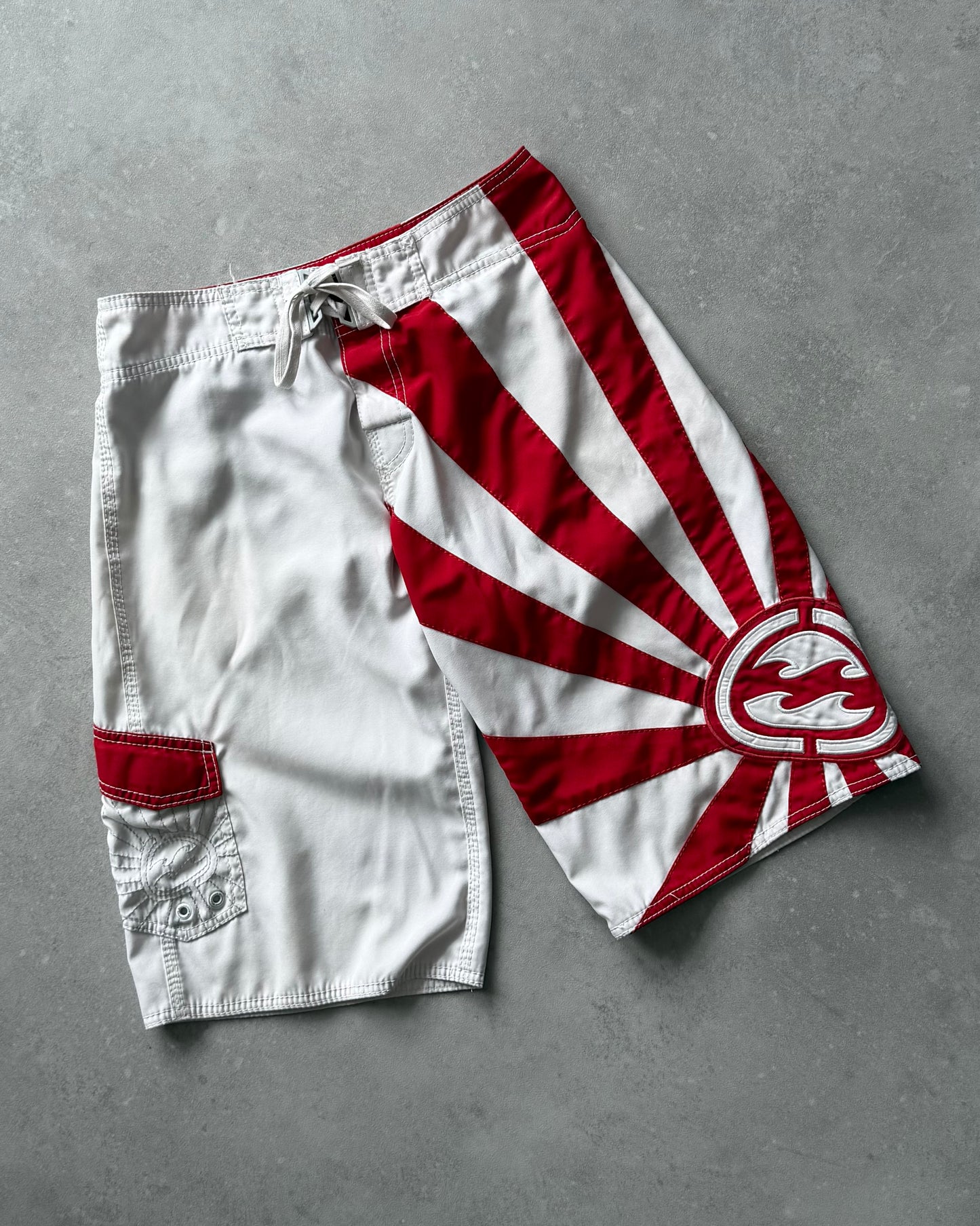 Vintage Andy Irons Rising Sun Billabong Board Shorts (27)