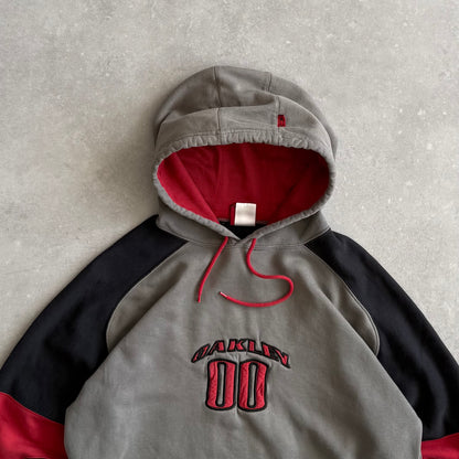 Vintage Oakley Tri-Tone Hoodie (S)