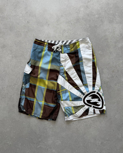 Vintage Billabong Andy Irons Rising Sun Boardshorts (30)