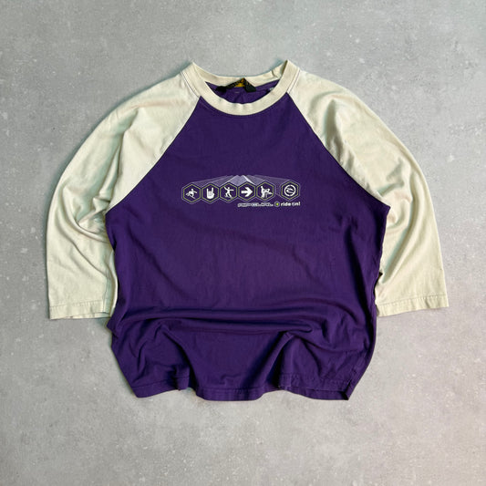 00's Rip Curl Sessions 3/4 Sleeve T-shirt (S)