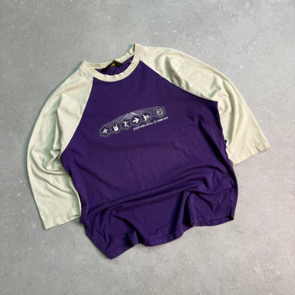 00's Rip Curl Sessions 3/4 Sleeve T-shirt (S)