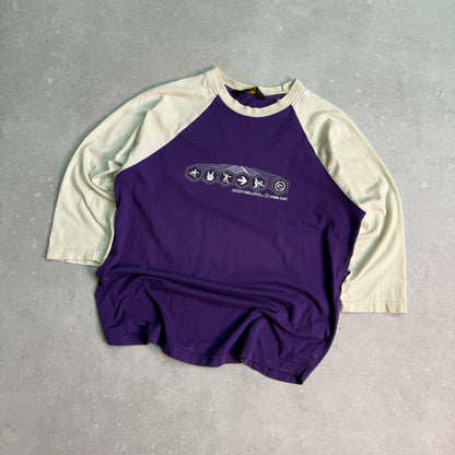 00's Rip Curl Sessions 3/4 Sleeve T-shirt (S)