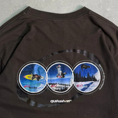 00's Quiksilver IRL Long-Sleeve T-shirt (M)