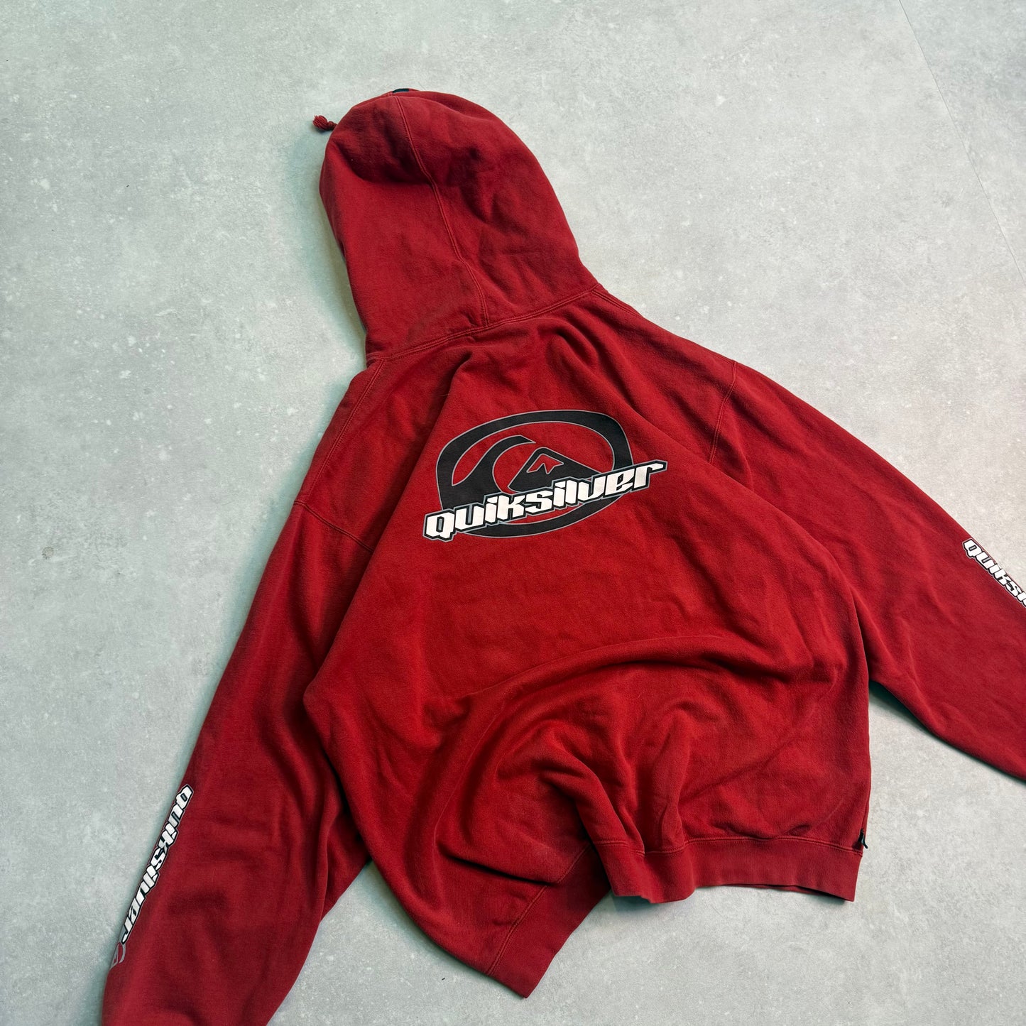 00's Quiksilver Quad Hit Hoodie (L)