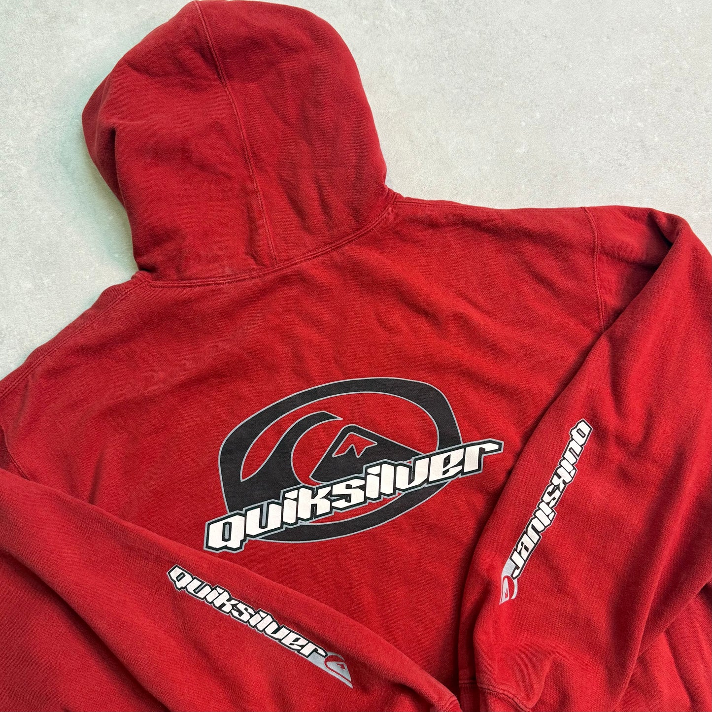 00's Quiksilver Quad Hit Hoodie (L)