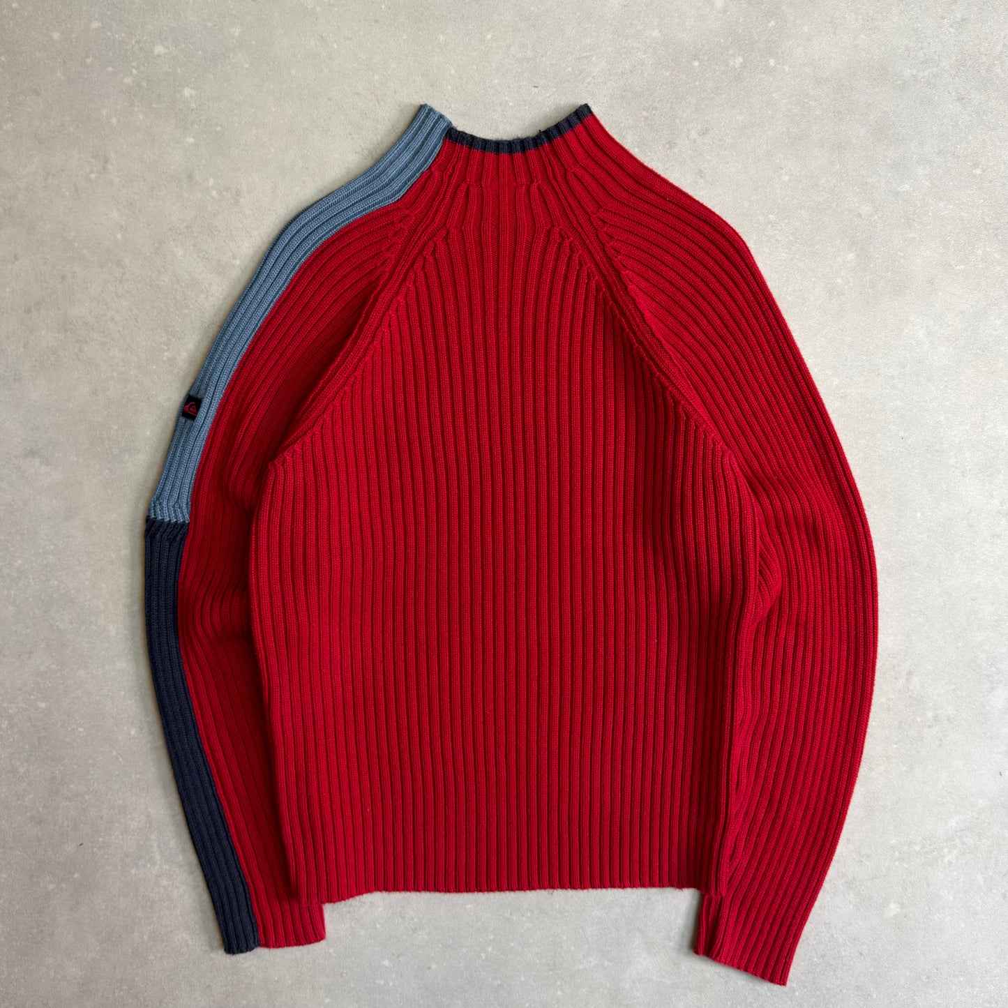 00's Quiksilver Cable Knit Jumper (M)