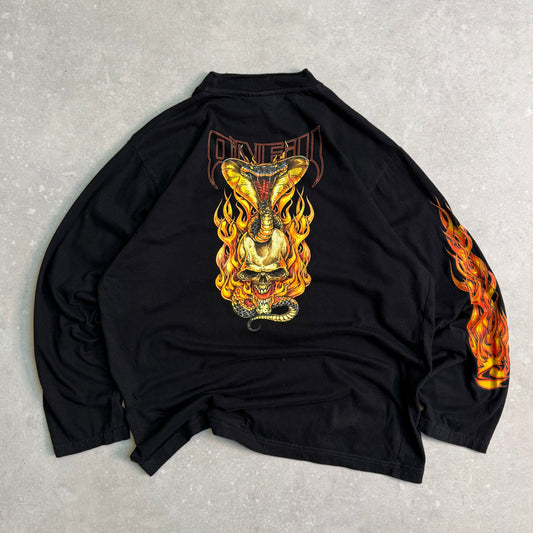 00's O'neill Flame Long Sleeve T-shirt (S)